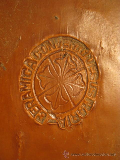 Antig&uuml;edades: BANDEJA BARRO CONVENTUAL - Foto 2