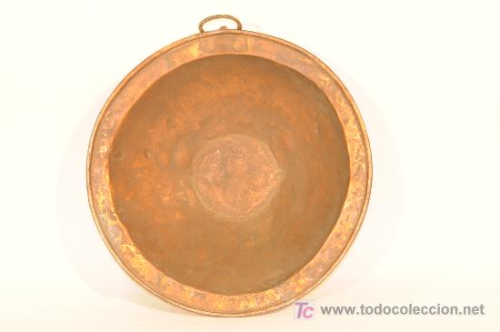 Antig&uuml;edades: Lebrillo con asa en cobre - Foto 3