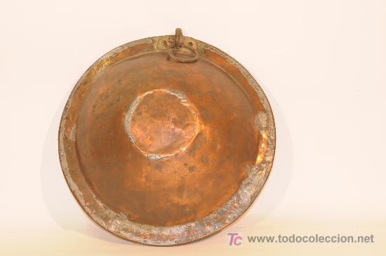 Antig&uuml;edades: Lebrillo con asa en cobre - Foto 2