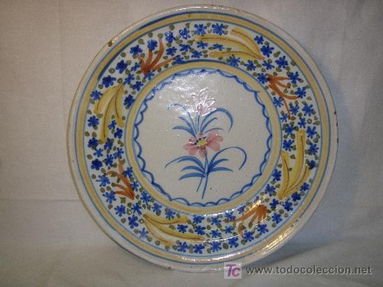 Antig&uuml;edades: PLATO DE CERAMICA DE PPs. S. XX - Foto 1
