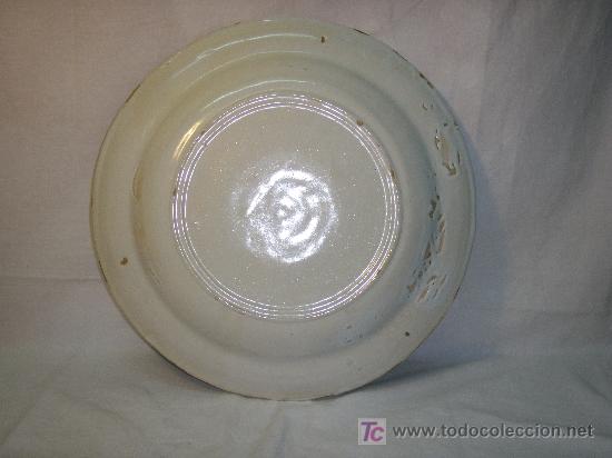Antig&uuml;edades: PLATO DE CERAMICA DE PPs. S. XX - Foto 4