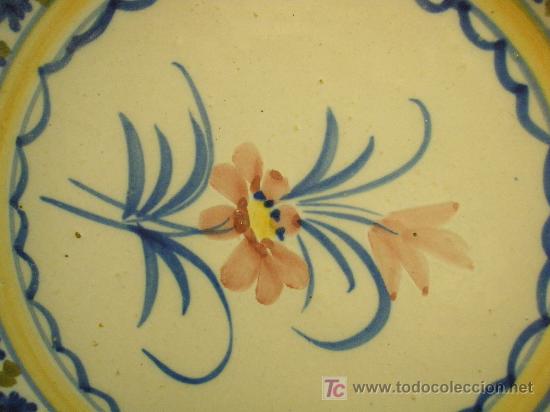 Antig&uuml;edades: PLATO DE CERAMICA DE PPs. S. XX - Foto 2