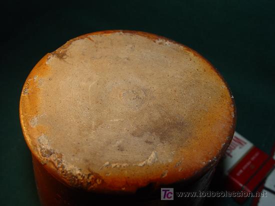 Antig&uuml;edades: ANTIGUO TARRO CON TAPADERA   EN CERAMICA DE GRES - Foto 8