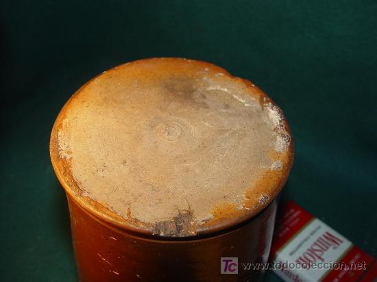 Antig&uuml;edades: ANTIGUO TARRO CON TAPADERA   EN CERAMICA DE GRES - Foto 7