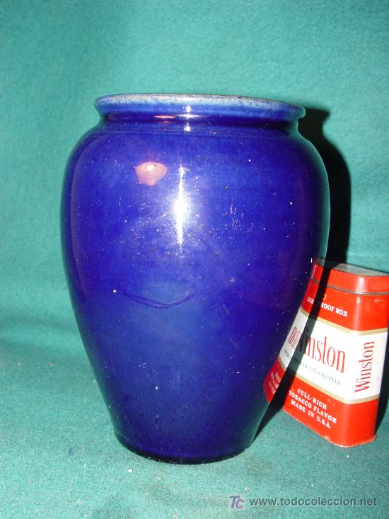 Antig&uuml;edades: ORZA CERAMICA GRES VITRIFICADA. 18 cm. ANTIGUA. - Foto 1