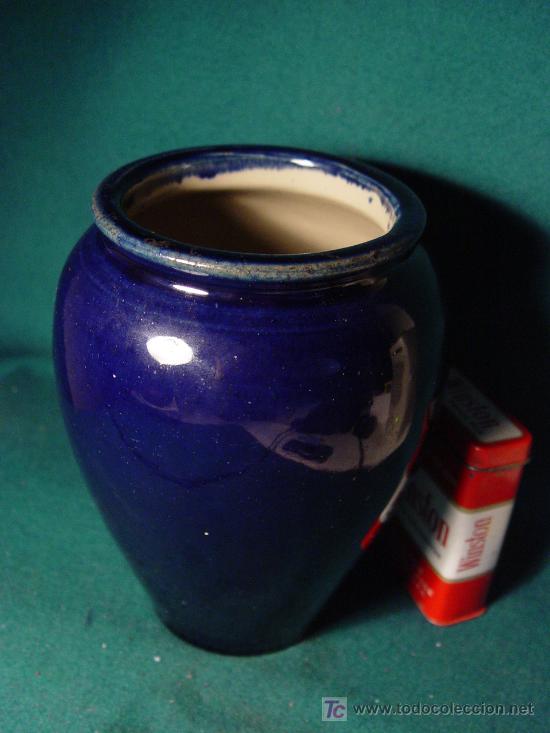 Antig&uuml;edades: ORZA CERAMICA GRES VITRIFICADA. 18 cm. ANTIGUA. - Foto 4