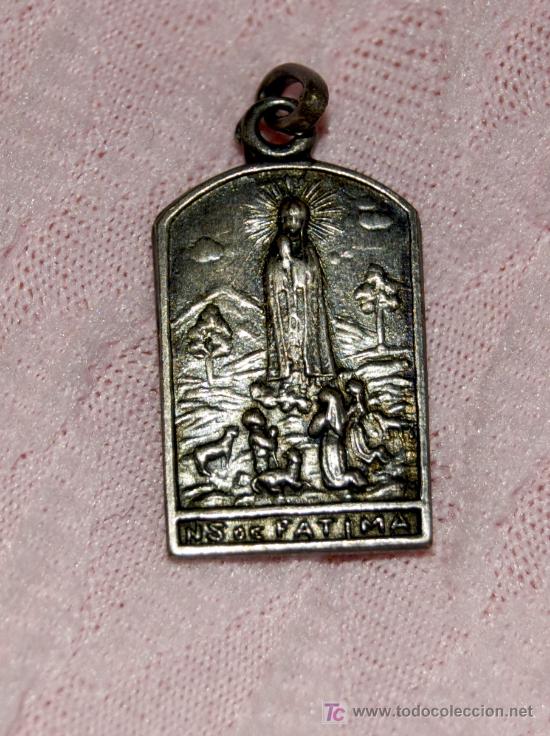 Antig&uuml;edades: MEDALLA ANTIGUA DE LA VIRGEN DE FATIMA - Foto 1