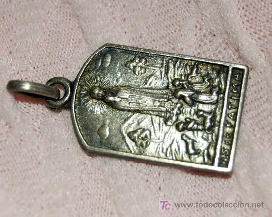 Antig&uuml;edades: MEDALLA ANTIGUA DE LA VIRGEN DE FATIMA - Foto 4