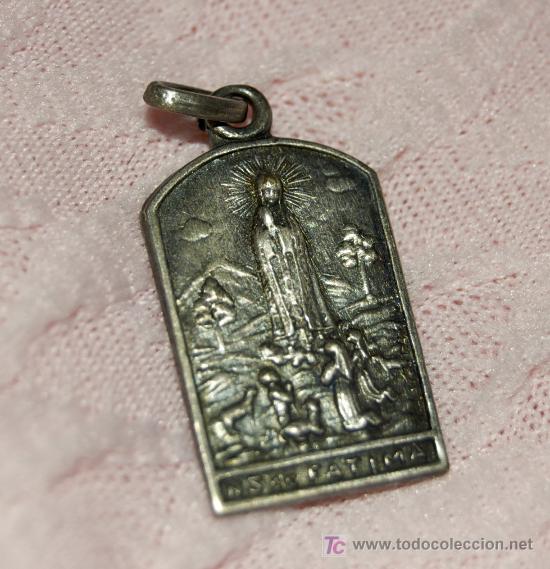 Antig&uuml;edades: MEDALLA ANTIGUA DE LA VIRGEN DE FATIMA - Foto 3