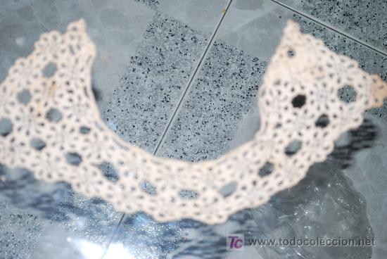 Antig&uuml;edades: antiguo cuello de croche, - Foto 1