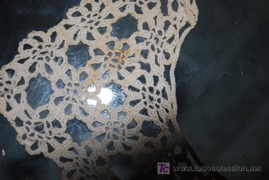 Antig&uuml;edades: antiguo cuello de croche, - Foto 3