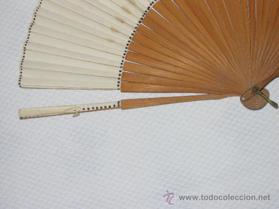 Antig&uuml;edades: ABANICO DECIMON&Oacute;NICO EN PAPEL BLANCO. - Foto 5