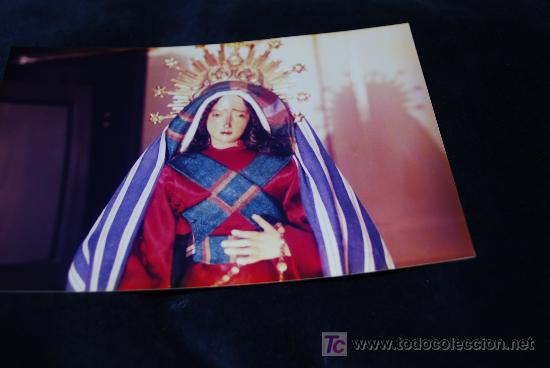 Antig&uuml;edades: fotografia virgen dolorosa - Foto 1