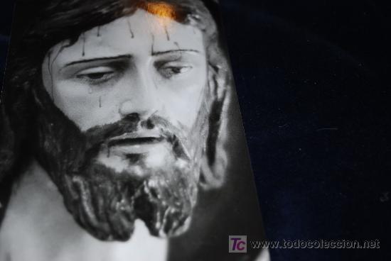 Antig&uuml;edades: fotografia a blanco y negro de cristo - Foto 1