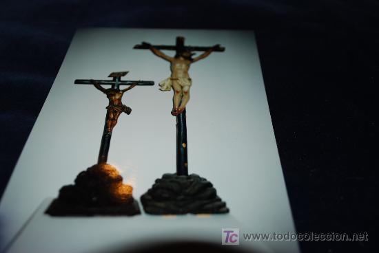 Antig&uuml;edades: fotografia de dos cristos antiguos - Foto 1