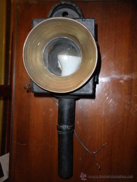 Antig&uuml;edades: Farol de carruaje caballos. - Foto 1