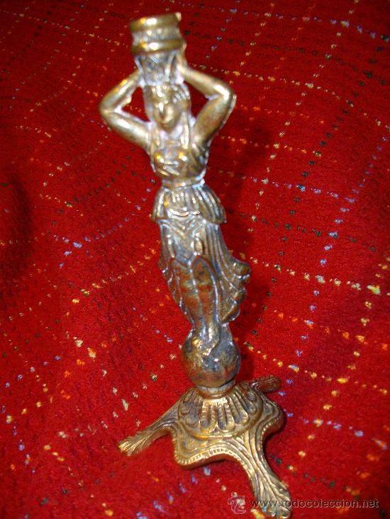Antig&uuml;edades: CANDELERO MODERNISTA 17 CMS.ALTO - Foto 1