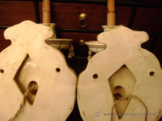 Antig&uuml;edades: PAREJA DE APLIQUES DE ANTONIO PEYRO - Foto 3