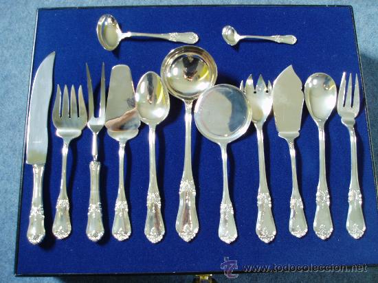 Antig&uuml;edades: CUBERTERIA A ESTRENAR PLATA LEY - WHITERMAN - Foto 1