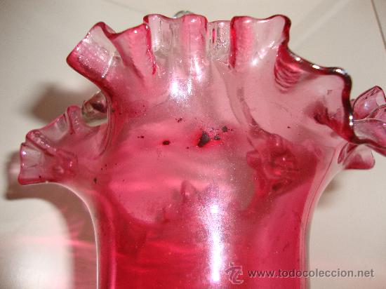 Antig&uuml;edades: CESTILLO DE CRISTAL ANTIGUO - Foto 3