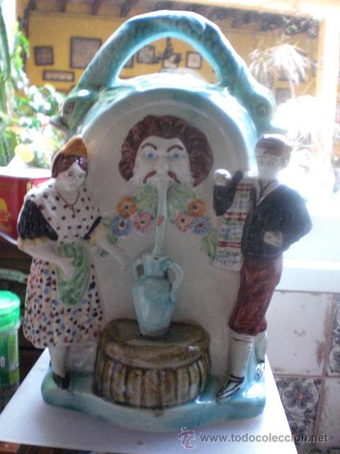 Antig&uuml;edades: Gran botijo en ceramica de manises - Foto 1