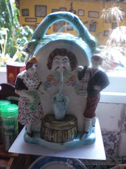 Antig&uuml;edades: Gran botijo en ceramica de manises - Foto 5