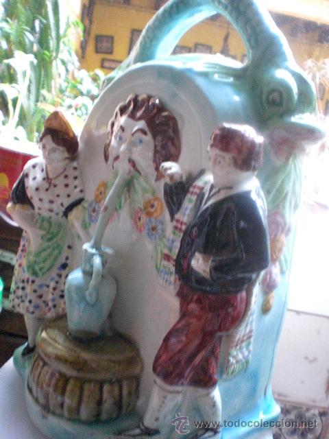 Antig&uuml;edades: Gran botijo en ceramica de manises - Foto 6