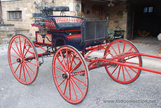 Antig&uuml;edades: Coche de caballos tipo buggy americano - Foto 1
