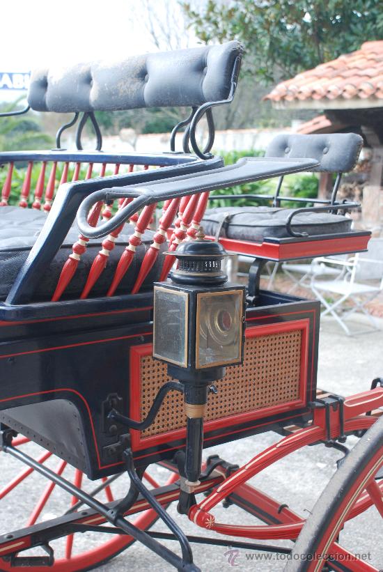 Antig&uuml;edades: Coche de caballos tipo buggy americano - Foto 5