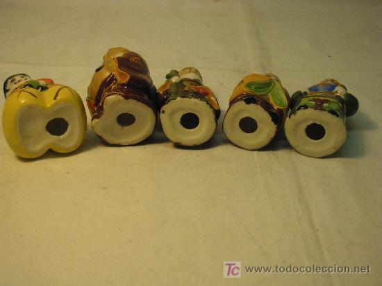 Antig&uuml;edades: 5 DIOSES CHINOS DE PORCELANA - Foto 6