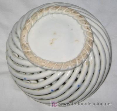 Antig&uuml;edades: CESTITA DE PORCELANA - Foto 2