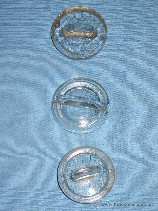 Antig&uuml;edades: TAPONES: TAPAS DE CRISTAL. ANTIGUAS. - Foto 1