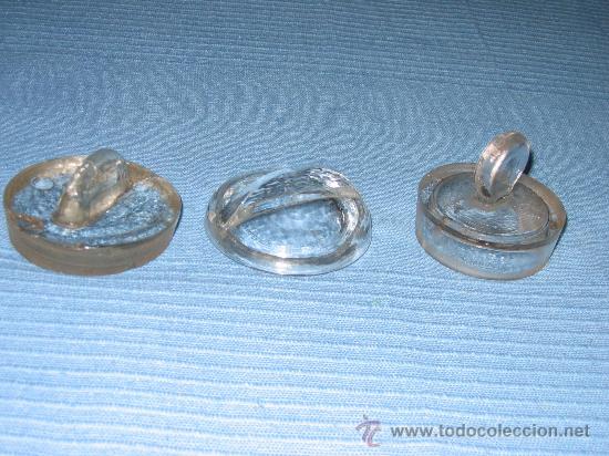 Antig&uuml;edades: TAPONES: TAPAS DE CRISTAL. ANTIGUAS. - Foto 2