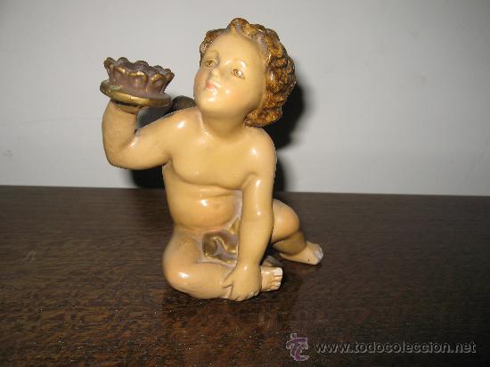 Antig&uuml;edades: Angelito  de barro - Foto 1