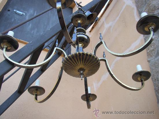 Antig&uuml;edades: Antigua l&aacute;mapara de techo. - Foto 1