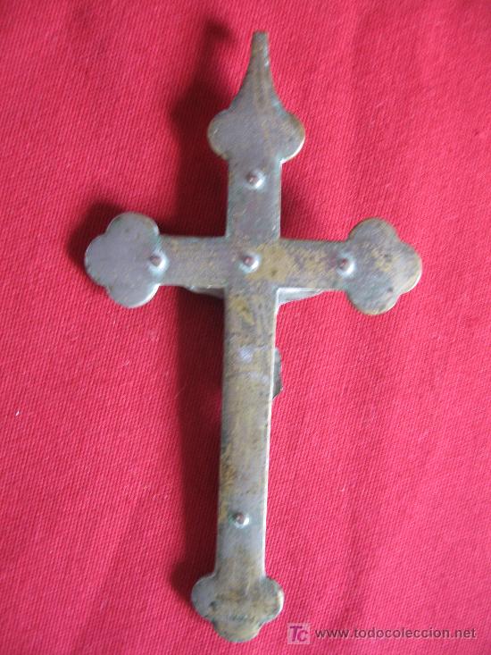 Antig&uuml;edades: CRUZ DE BRONCE Y NACAR - Foto 2
