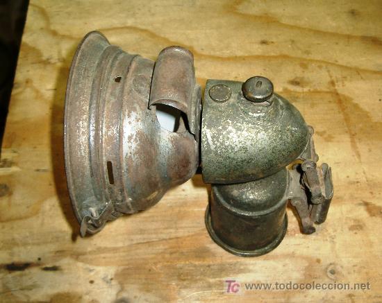 Antig&uuml;edades: ANTIGUO FAROL DE CARBURO PARA BICICLETA - Foto 5