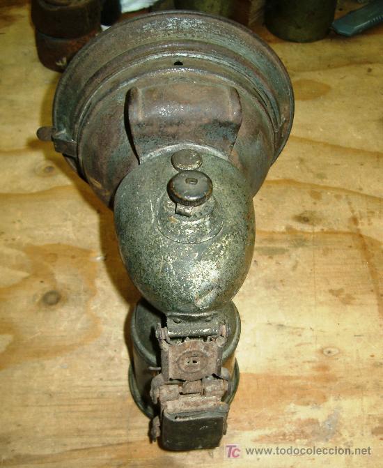 Antig&uuml;edades: ANTIGUO FAROL DE CARBURO PARA BICICLETA - Foto 2