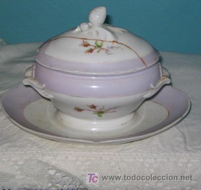 Antig&uuml;edades: SALSERA DE PORCELANA - Foto 1