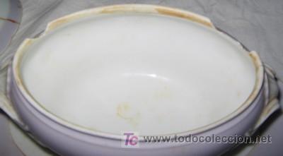 Antig&uuml;edades: SALSERA DE PORCELANA - Foto 2