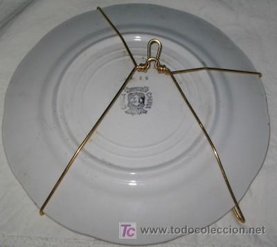 Antig&uuml;edades: PLATO PARA COLGAR CHINA OPACA DE SANTANDER - Foto 2