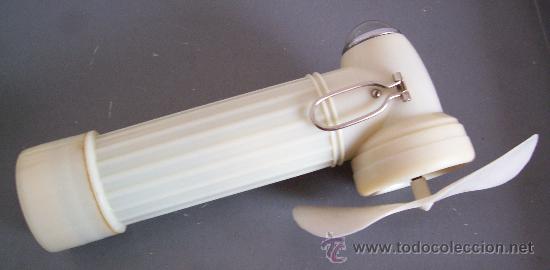 Antig&uuml;edades: linterna y ventilador de baquelita marca star pilot fabricado en japon (20cm aprox)