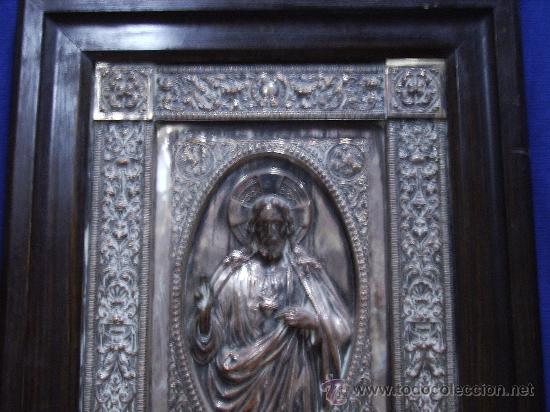 Antig&uuml;edades: precioso sagrado corazon - Foto 2