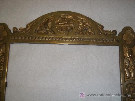 Antig&uuml;edades: MARCO DE SACRA EN BRONCE del XIX - Foto 4