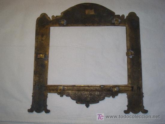 Antig&uuml;edades: MARCO DE SACRA EN BRONCE del XIX - Foto 5