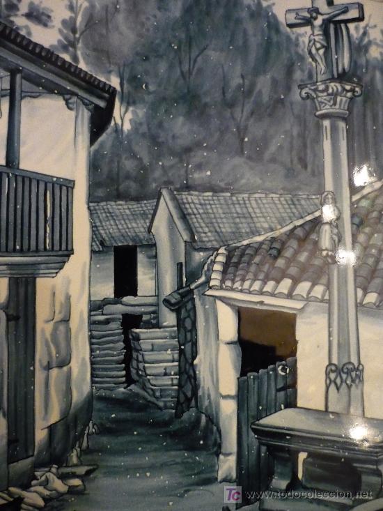 Antig&uuml;edades: Azulejo de la f&aacute;brica E. Dom&iacute;nguez (Pontevedra) - Foto 2