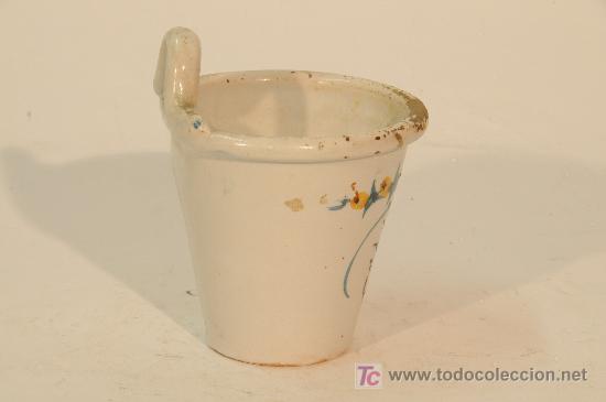 Antig&uuml;edades: Cucharero en cer&aacute;mica, S.XIX - Foto 2