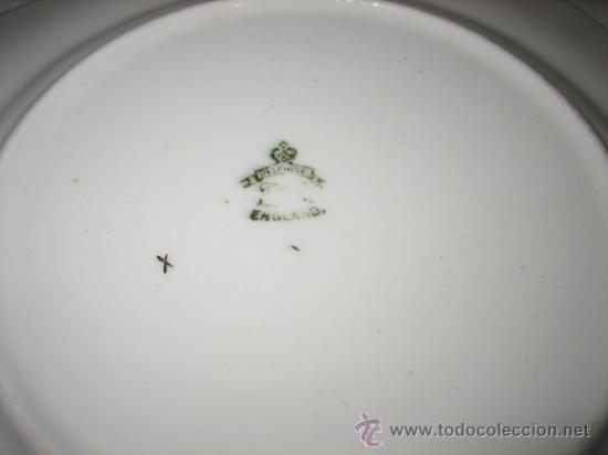 Antig&uuml;edades: BONITO PLATO DE POSTRE  SELLO DELPHINE - Foto 3