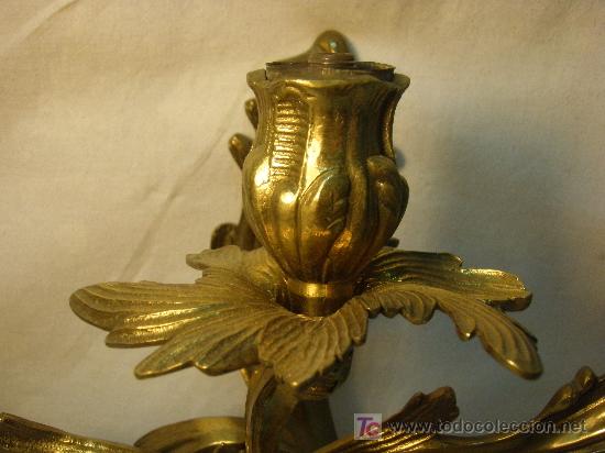 Antig&uuml;edades: APLIQUE DE BRONCE ESTILO LUIS XV - Foto 2