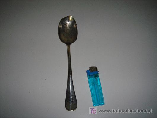 Antig&uuml;edades: cuchara de plata - Foto 1